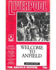Liverpool v Aston Villa official programme 05/11/1977