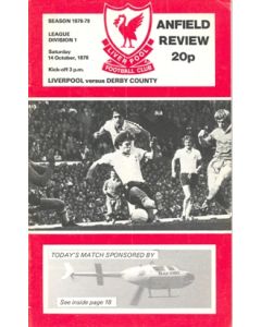 Liverpool v Derby County official programme 14/10/1978