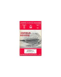 Liverpool v Swansea City official programme 23/01/1971