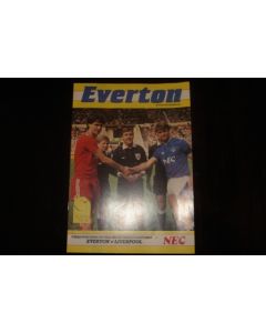Everton v Liverpool official programme 30/09/1986