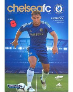 Chelsea v Liverpool official programme 11/11/2012 Premier League