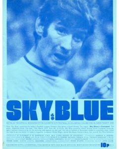 Coventry City v Liverpool official programme 13/03/1971 Football League