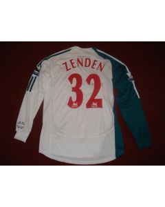 Football Memorabilia Signed Shirt of Zenden, Liverpool, Match Worn