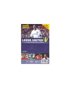 Leeds United v Liverpool official programme 03/02/2002