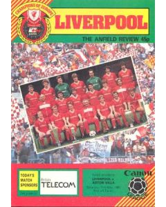 Liverpool v Aston Villa official programme 11/05/1985