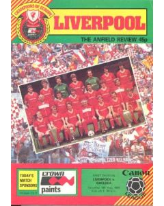 Liverpool v Chelsea official programme 04/05/1985