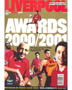 Liverpool vChelsea official programme 08/05/2001 magazine programme