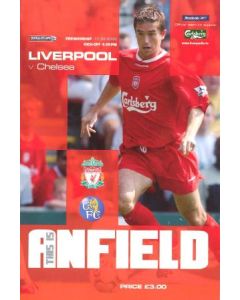 Liverpool vChelsea official programme 17/08/2003