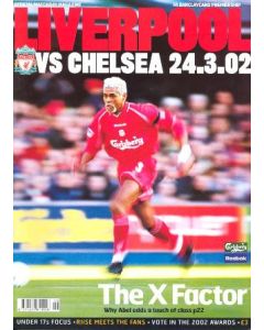 Liverpool v Chelsea official programme 24/03/2002
