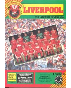 Liverpool v Coventry City official programme 04/12/1984