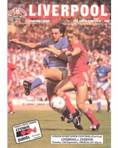 Liverpool v Everton official programme 16/09/1986