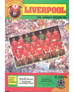 Liverpool v Ipswich Town official programme 24/11/1984
