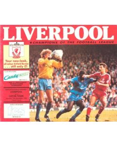 Liverpool v Luton Town official programme 10/11/1990