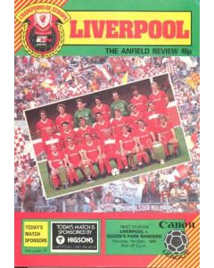 Liverpool v Queen's Park Rangers official programme 01/09/1984