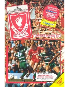 Liverpool v Sheffield Wednesday official programme 26/12/1989