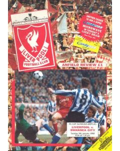 Liverpool v Swansea City official programme 09/01/1990