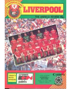 Liverpool v Watford official programme 17/05/1985