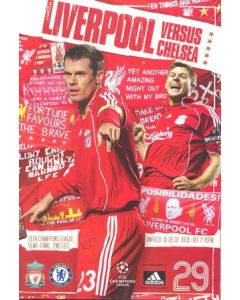 Liverpool v Chelsea official programme 01/05/2007 Champions League Semi-Final 2nd Leg