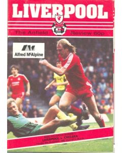 Liverpool v Chelsea official programme 06/12/1987