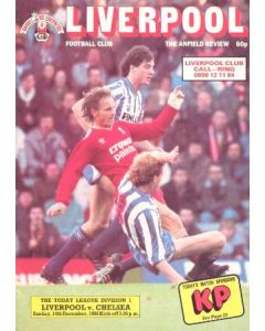 Liverpool v Chelsea official programme 14/12/1986