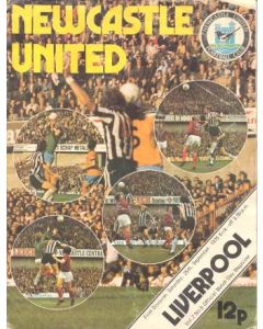 Newcastle United v Liverpool official programme 25/09/1976 Football League