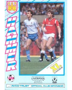 West Ham United v Liverpool official programme 31/08/1985 Canon League
