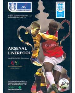 2001 FA Cup Final Programme Arsenal v Liverpool