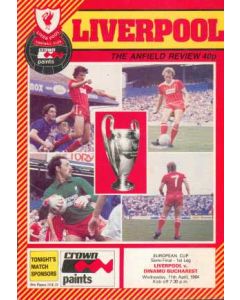 1984 European Cup Semi-Final1984 Liverpool V Bucharest 11/04/1984