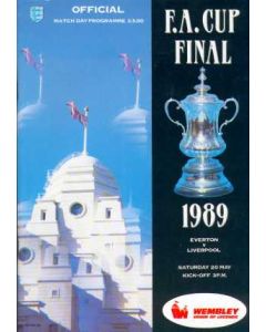 1989 FA Cup Final Programme Everton v Liverpool