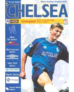 Chelsea v Liverpool official programme 01/10/2000 Premier League