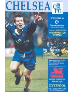 Chelsea v Liverpool official programme 10/02/1993