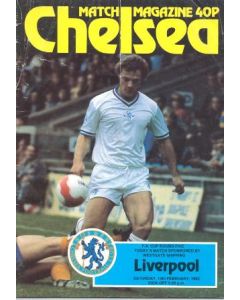 Chelsea v Liverpool official programme 13/02/1982 F.A. Cup
