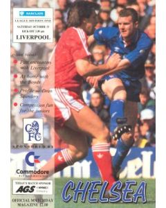 Chelsea v Liverpool official programme 19/10/1991