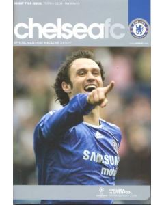 Chelsea v Liverpool official programme 25/04/2007