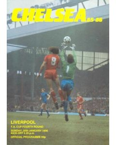Chelsea v Liverpool official programme 26/01/1986