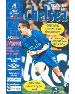 Chelsea v Liverpool official programme 29/04/2000 Premier League