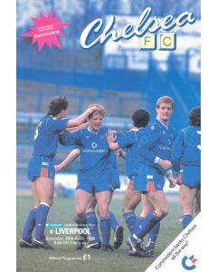 Chelsea v Liverpool official programme 30/04/1988