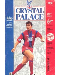 Crystal Palace v Liverpool official programme 16/12/1992