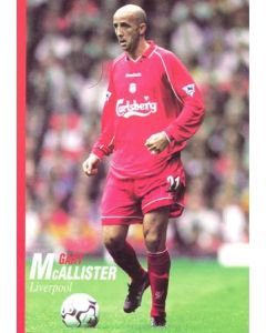 Liverpool - Gary McAllister unofficial Thai produced colour postcard