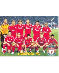 Liverpool FC Russian produced postcard