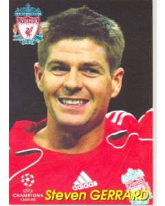 Liverpool, Steven Gerrard Russian produced postcard