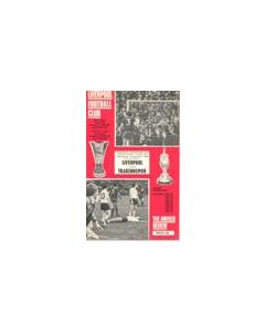 Liverpool v Trabzonspor official programme 03/11/1976 European Cup