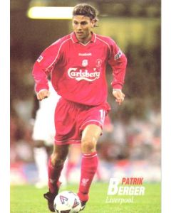 Liverpool - Patrik Berger unofficial Thai produced colour postcard