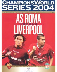 In the USA - Roma v Liverpool official programme 03/08/2004
